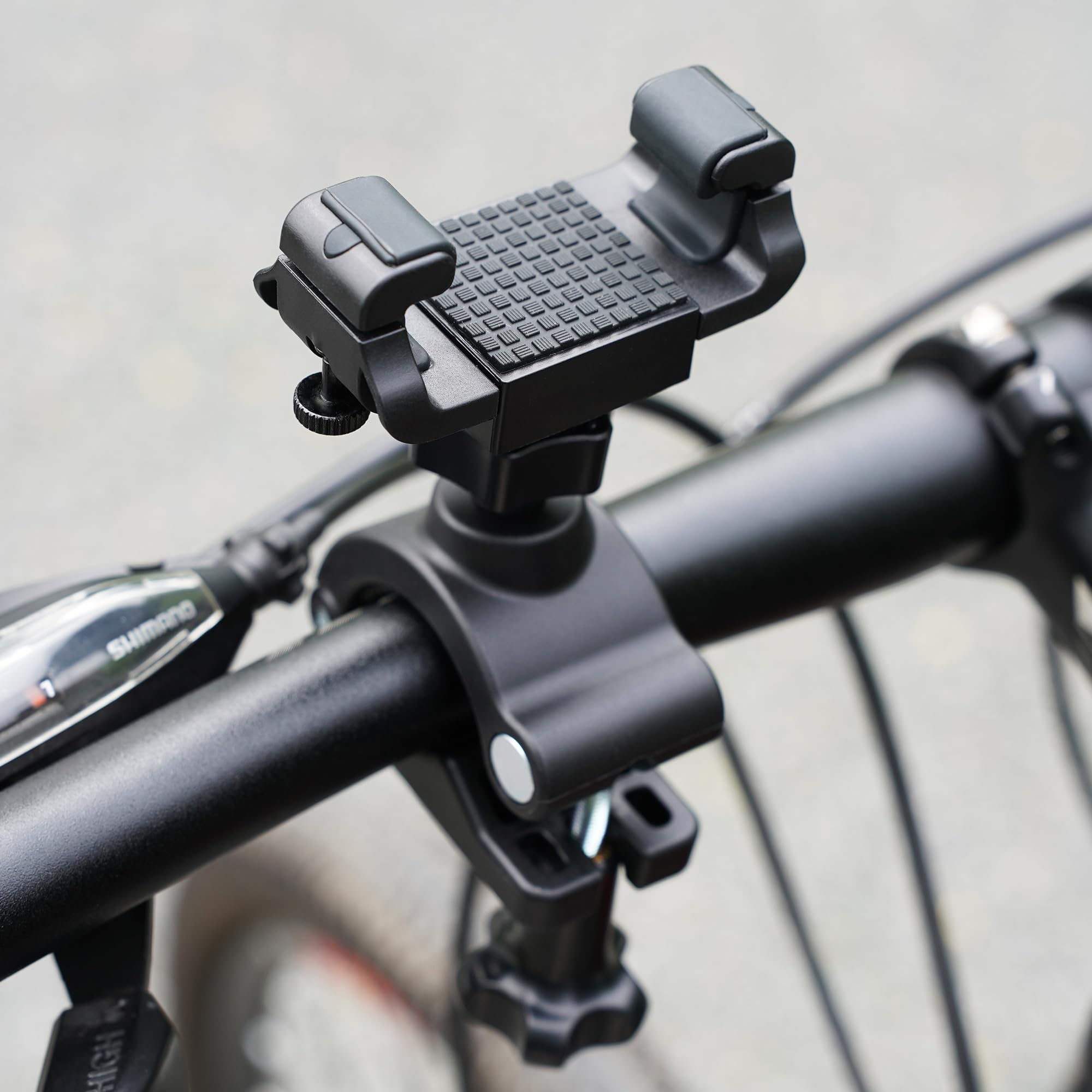 Bicycle cell phone holder