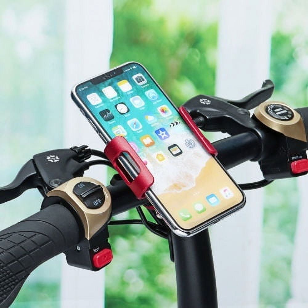 Bicycle cell phone holder