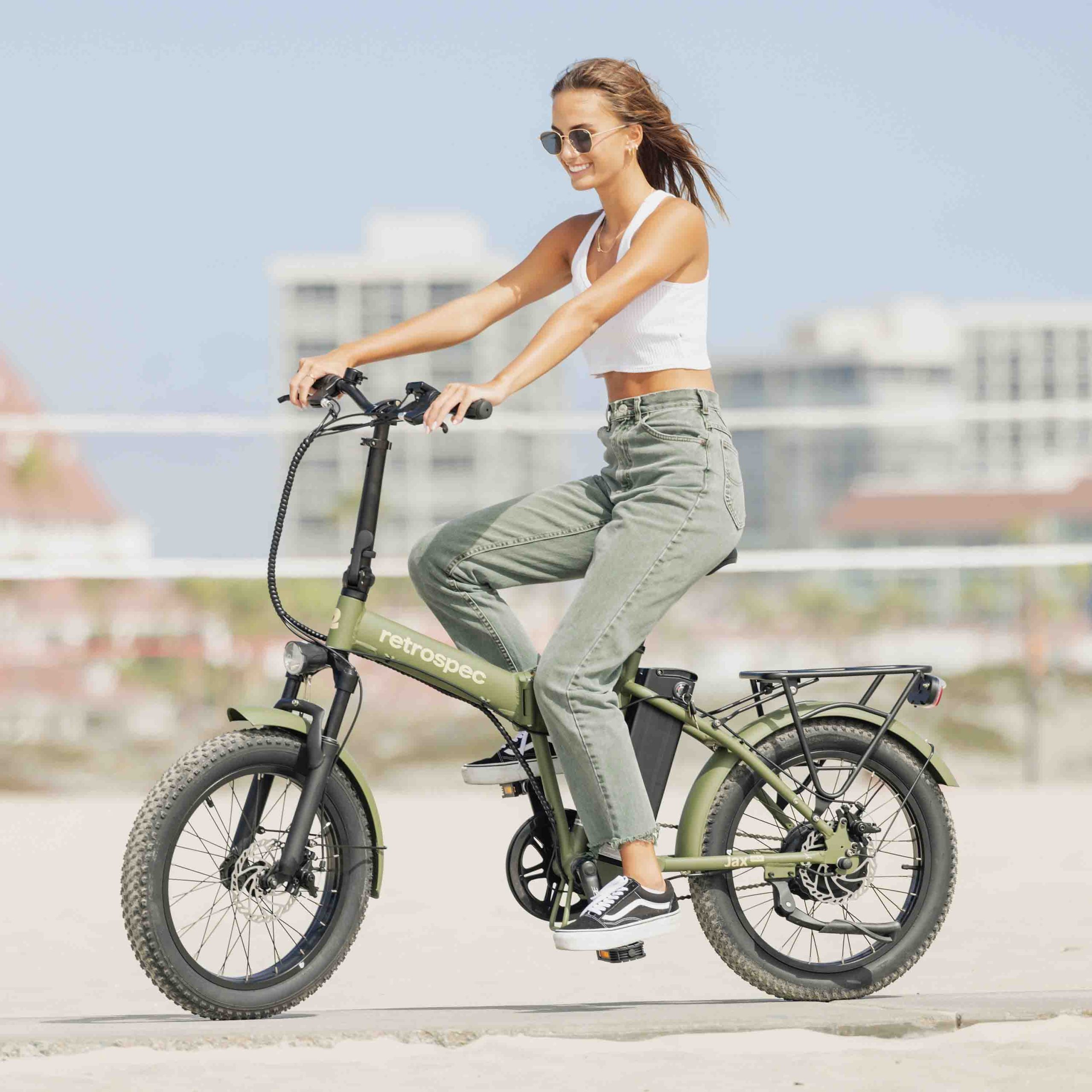 Folding electric bicycle