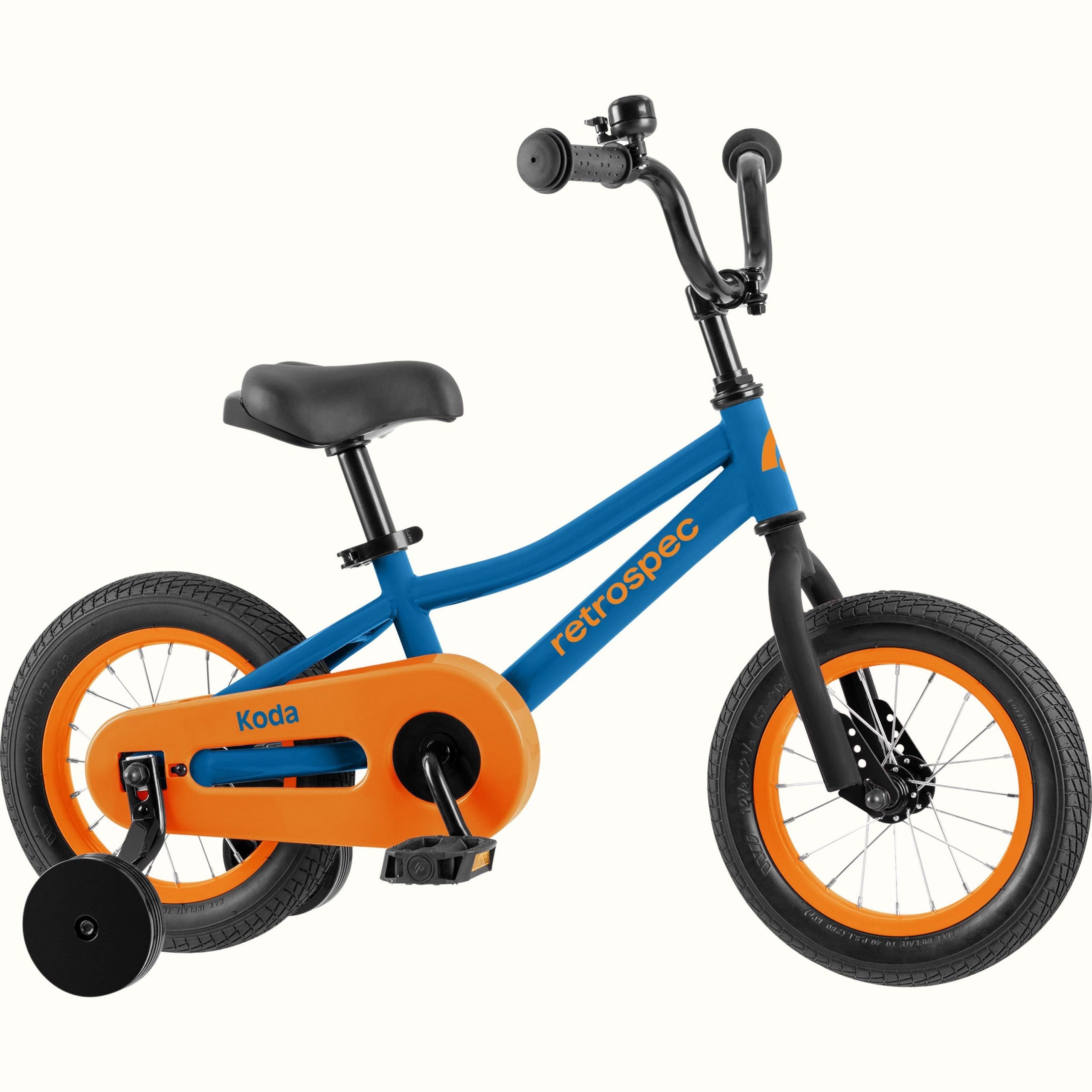 Bicycle with training wheels