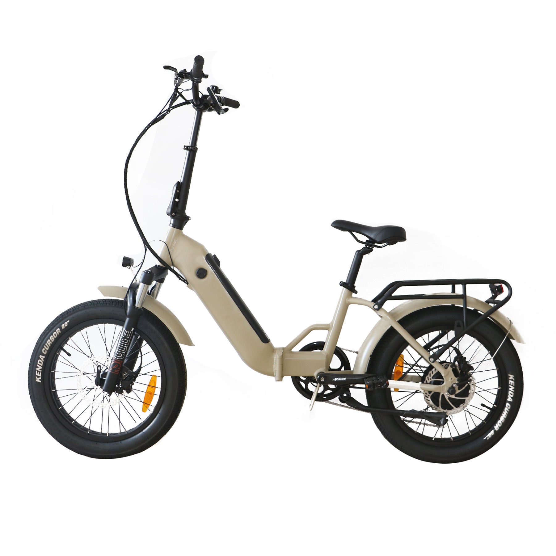 Folding electric bicycle