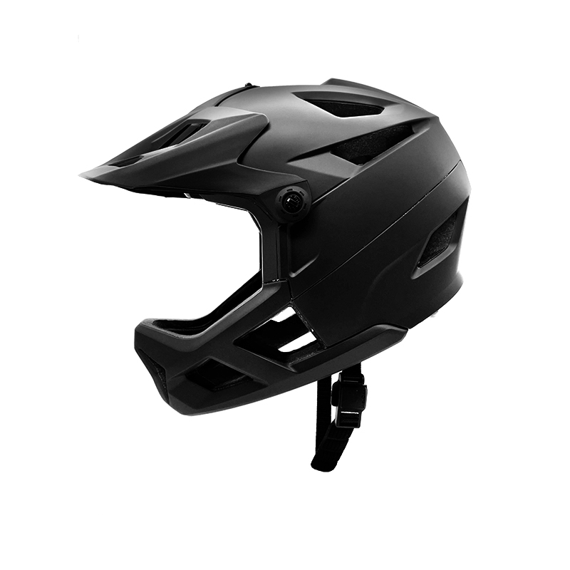 Full face bicycle helmet